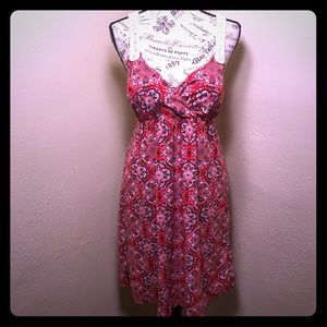 Red Casual Halter Dress